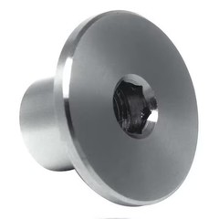 Binding Barrel, 3/8″-16, 1/2 In Brl Lg, 1/2 In Brl Dia, Stainless Steel Plain,