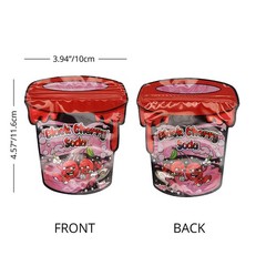 3.5g Cartoon Shapes Mylar Bags Zip Seal Bags Resealable Candy Baggies 100 pcs