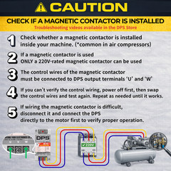 1 Phase to 3 Phase Converter, Must be only used on 7.5HP(5.5kW) 23Amps 200V-240V