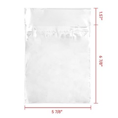 500 OPP Peal & Seal Plastic Wrap Bag 5 7/8 x 6 7/8 inches Food Safe Storage