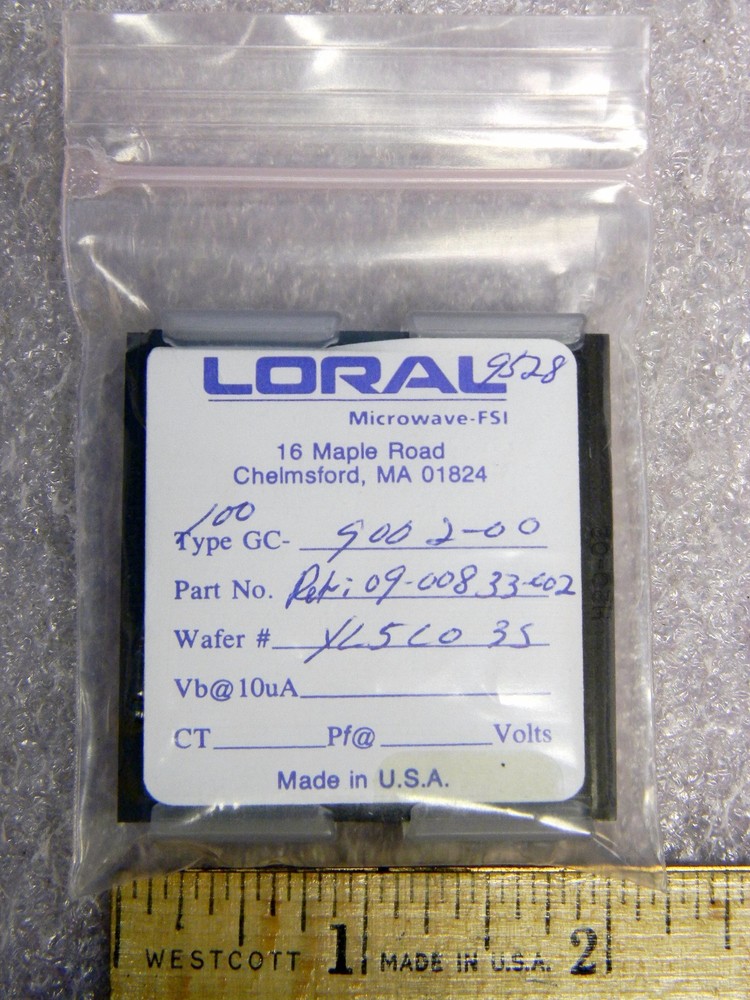 100 NEW Loral GC9002 Spiral Bias Element Chips