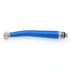 US COXO YUSENDENT Dental High Speed M4 4 Holes Handpiece Push Button CX207-Blue