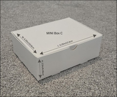 25pc White cardboard boxes-MINI-5.25in x 4.25in x 2.5in-FREE SHIPPING!