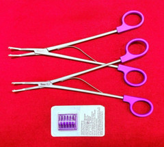 3pc-Open Surgery Large-Size Hem-O-Lok Applier With Clips Best Quality Reusable