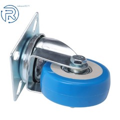 24 × 2Inch Blue 360° Casters Wheel No Brake Capacity To 65lb Each For Tool Chest