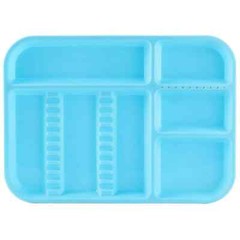 Dental Autoclavable Instrument 135°C Divided Plastic Set Up Trays Optional Type