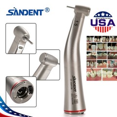 1-5*SANDENT Dental 1:5 High Speed Fiber Optic Contra Angle Increasing Handpiece