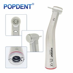 Dental 1:5 Increasing Contra Angle LED Handpiece NSK Style Fiber Optic Red Ring