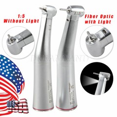 Dental 1:5 speed increasing Contra Angle ( LED Fiber Optic ) Handpiece