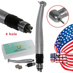 NSK QD-J Style Dental Fast High Speed Handpiece Push Quick Coupler 4Holes tta