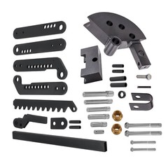 Oxide Coating Manual Pipe and Tube Bender & 1-5/8″ X 5″ 120 Degree Tubing Dies