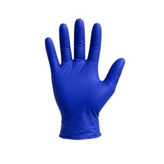 Bingold Disposable Gloves Nitrile 30PLUS, Cobalt Blue M Cardboard Cleaning Gloves