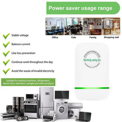 Pack of 2 Electricity Saving Box US Plug 90V-250, Stop Watt Energy Saver Device
