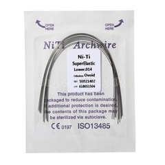 Arcos de Dental Ortodoncia Redondos Niti Arco de Alambre Su Arch Wire 10pcs/pk