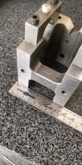 HERMANN SCHMIDT MCV CUBE ~ Master reference 3″ x 3-1/4″ x 3-3/4″ V block