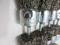 WEILER 10024 1″ .020 Stainless Crimped Wire End Brush BOX OF 10 – Made in USA