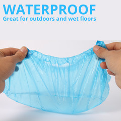 Waterproof Shoe Covers Disposable (50 Pairs) Non-Slip Fits US 13 Men’s Boots