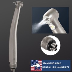 Dental High Speed LED E-generator Handpiece Standard Head 4 Spray 4H ASkeadnt sk