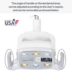 Dental 6LED Shadowless Oral Lamp Light Induction Sensor For Dental Chair 8W/9W