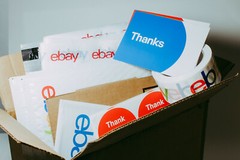39 Ebay Branded Shipping Supplies STARTER KIT Box Large Poly Tape Tissue Postcar