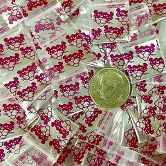 BaggiesSince1987- 5858 ZipSeal DesignBags 1000 METALLIC P, EL CHAPO, 👀Details🔽