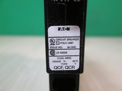 CUTLER HAMMER QCR1010 10AMP, 120/240VAC, Circuit Breaker, 20IN/LB Torque