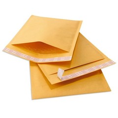 4X8 #000 Kraft Bubble Mailers Padded Envelopes Shipping Bags Self-Seal