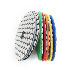 7PC 50/100/200/400/800/1500/3000# 4″ Dry Diamond Polishing Pad Sharpness A6W3