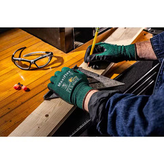 Maxiflex Cut Men’S Large Green ANSI 2 Premium Nitrile-Coated Outdoor and Work Gl