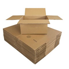 UOFFICE Flat Corrugated Boxes 12″ x 12″ x 6″ Bundle of 25 Shipping Boxes