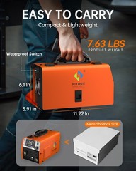 200A 110V/220V Gasless MIG Flux Core ARC/Lift TIG/MMA Welder &TIG Torch Home DIY