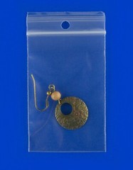3.5″x3.5″ Hang Hole Zip Top Lock Seal Reclosable Poly Bags Zipper Baggies 4Mil