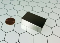 2 Neodymium N52 Block Magnets 40mm x 25mm x 14mm Earth Super Strong Neo