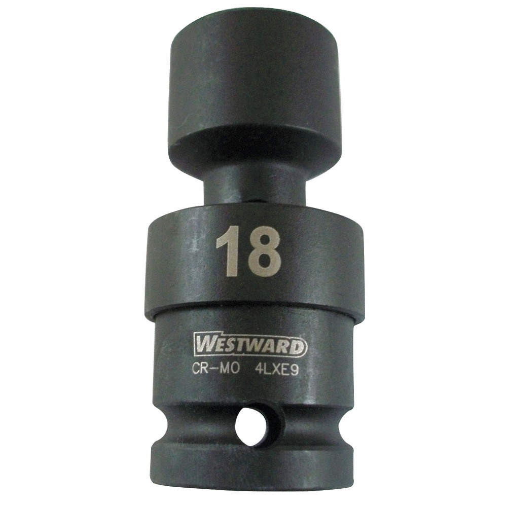 WESTWARD 4LXG1 Impct Skt,Steel,Blk Oxd,7/8 in 4LXG1