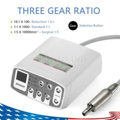 Dental Brushless Electric Micromotor /+1:5 1:4.2 LED Fiber Optic Contra Angle MN