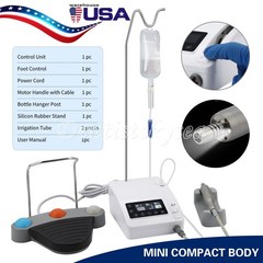 Dental Brushless Implant Motor System Surgical 1:1 LED Contra Angle Handpiece DT