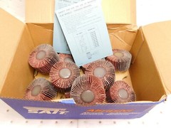 Sait Unmounted Flap Wheel Aluminum Oxide 2″ x 1″ x 1-1/4-20 60 Grit Qty 10 71040