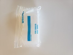 100 2” X 3” Clear Reclosable Zip Seal Bag Plastic 2 Mil BAGGIES Jewelry Zipper