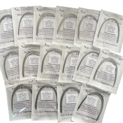 Dental Orthodontic Arch Wire Super Elastic Niti Round Rectangular Ovoid Form