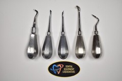 Dental Elevators Stainless Instruments Set of 5, Various Types & Uses
