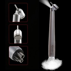 NSK Style Dental LED 45° Degree Surgical High Speed Handpiece Push Button 4 Hole