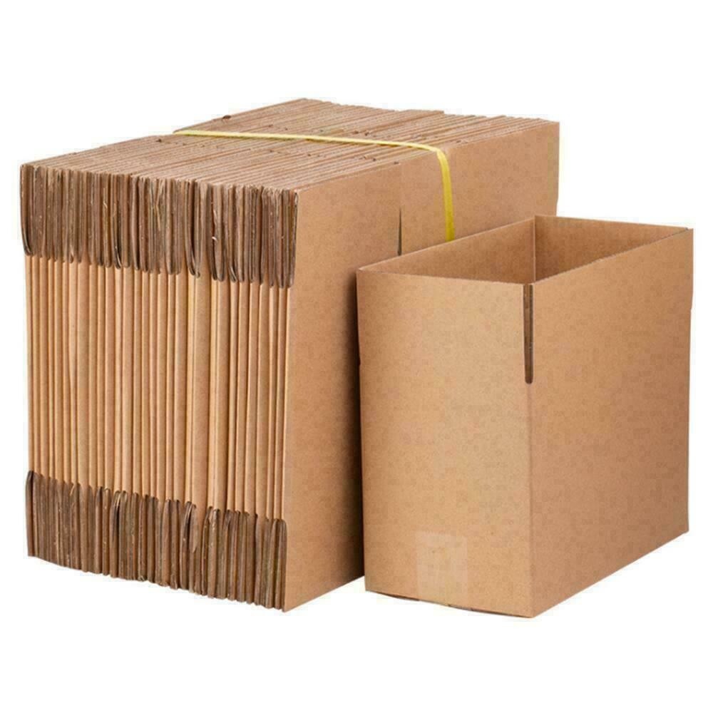 50 6x4x4 Cardboard Paper Boxes Mailing Packing Shipping Box Corrugated Carton