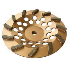 Diamond Grinding Cup Wheels for Concrete or Masonry, #30/40 Grit, 5/8″-11 Arbor