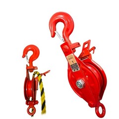 1 Ton Snatch Block with Hook, Easy-Open Design Snatch Block