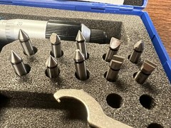 0-1″ SCREW THREAD MICROMETER SET w. 5 pair anvils 400-ST-01