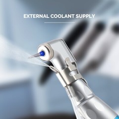 Dental Low Speed Straight Handpiece Kit Latch Contra Angle Air Motor 2/4 Holes
