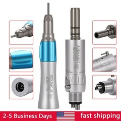 ASKEADNT Dental Slow Low Speed Handpiece Straight Air Motor 2/4Holes E-type