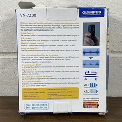 Olympus VN-7200 Handheld Digital Voice Recorder 2GB 1100 hrs. New