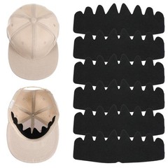 6 Pcs Hat Sweat Liner Hat Sweat Protector Liner Baseball Caps Inserts Flexible