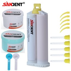 Putty PVS VPS Impression Material Base Normal Set 2*400g /Light 2*25ml Cartridge